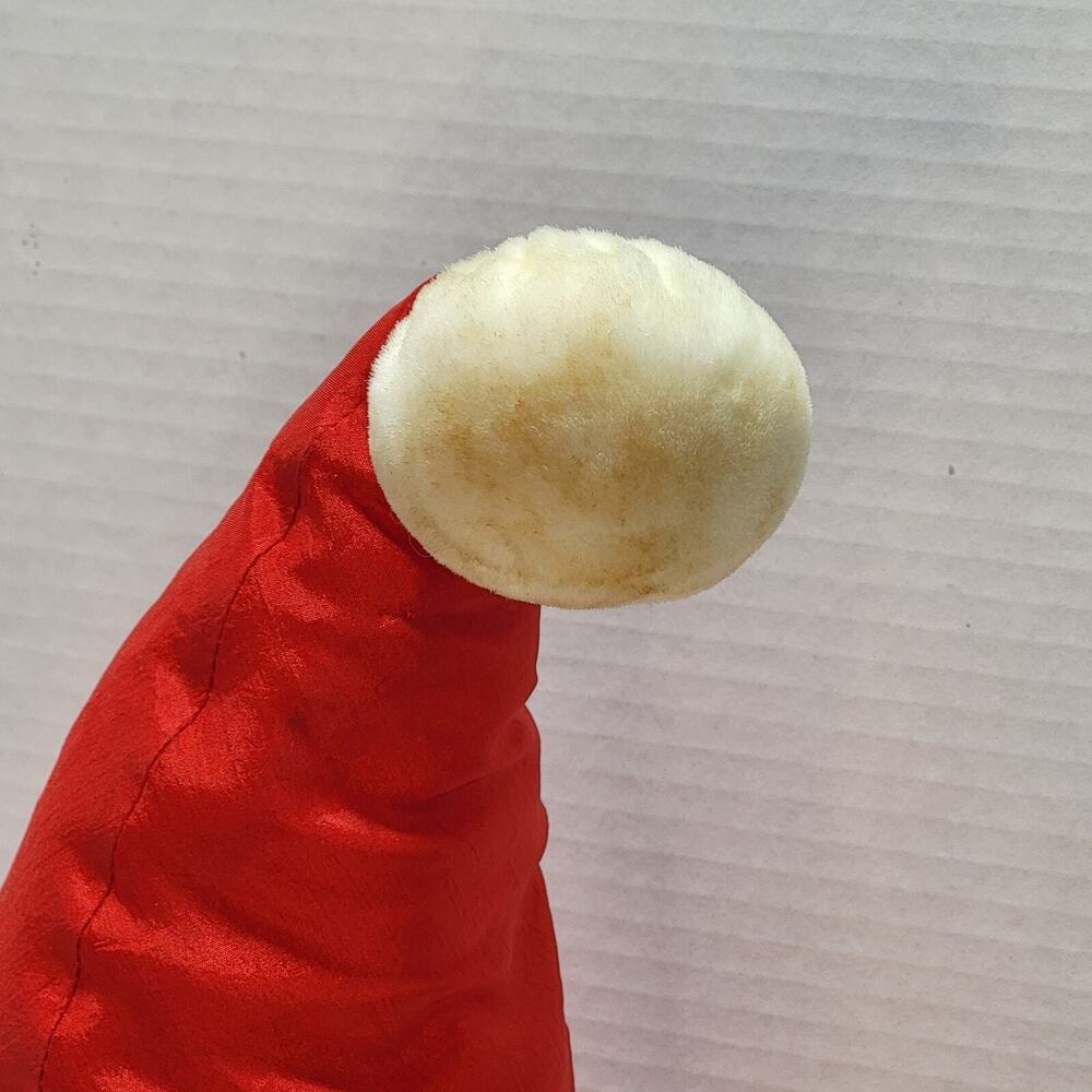 Vtg 1989 Fiesta Huggable Santa Claus Plush Stuffed Doll - Picture 10 of 14